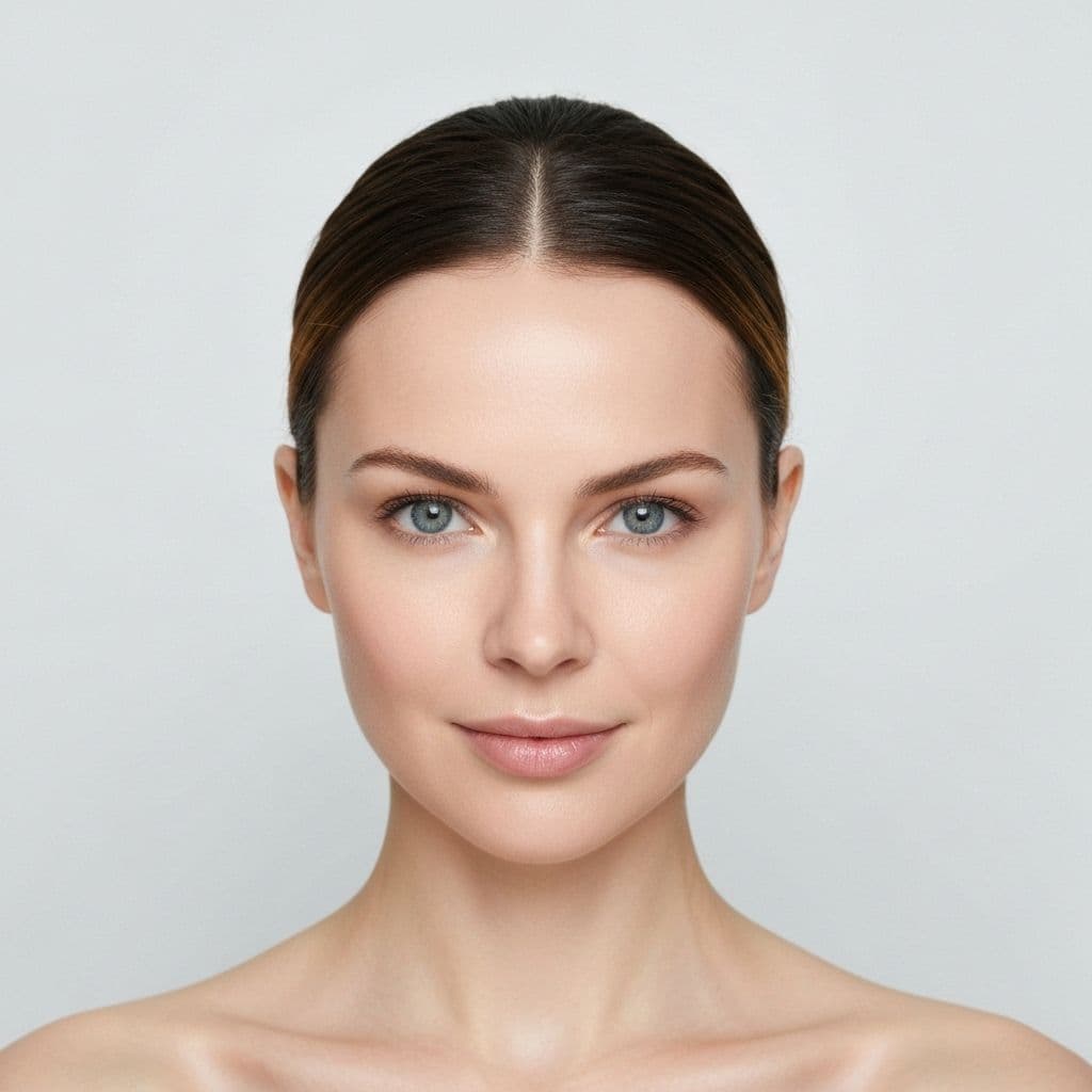 Przed masażem Kobido Wrocław - zdjęcie porównawcze efektów zabiegu